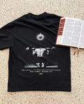 Meek and Humble engraved back print with Bible, flat lay